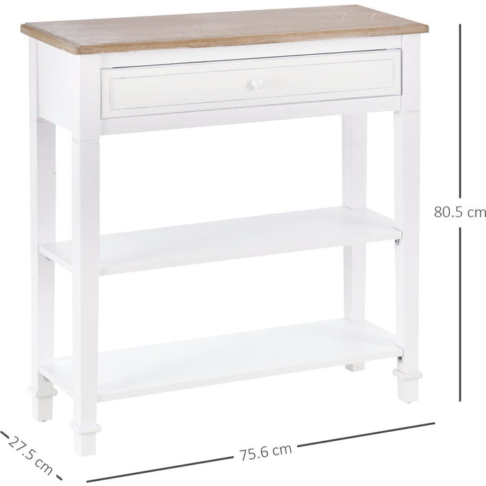 Console Table For Small Hallways - H80 x L75 x W27cm