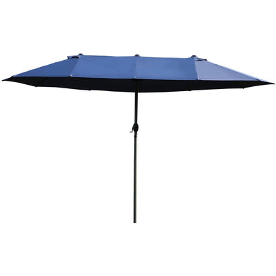 4.6m Large Garden Parasol, Double Sided, No Base Outsunny