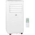 9,000 BTU Smart WiFi Portable AC, Remote, LED Homcom