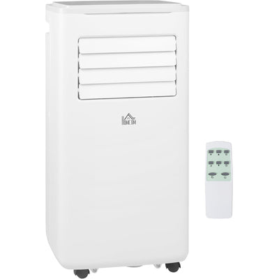 9,000 BTU Smart WiFi Portable AC, Remote, LED Homcom