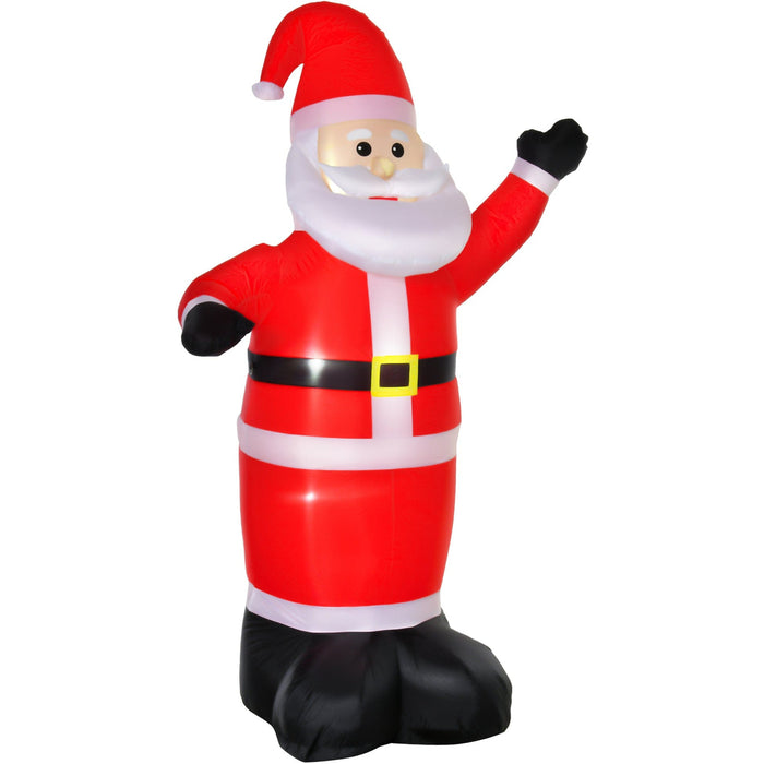 Image of an 8ft Outdoor Blow Up Santa Claus