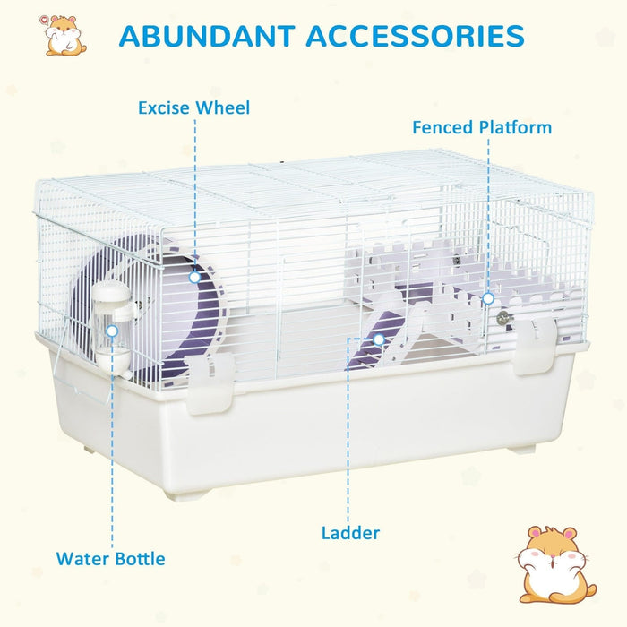 2 Tier Hamster Cage With Wheel