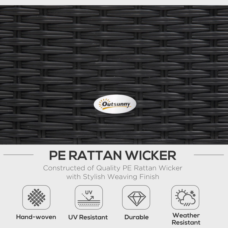 Garden Furniture Corner Sofa & Coffee Table Set