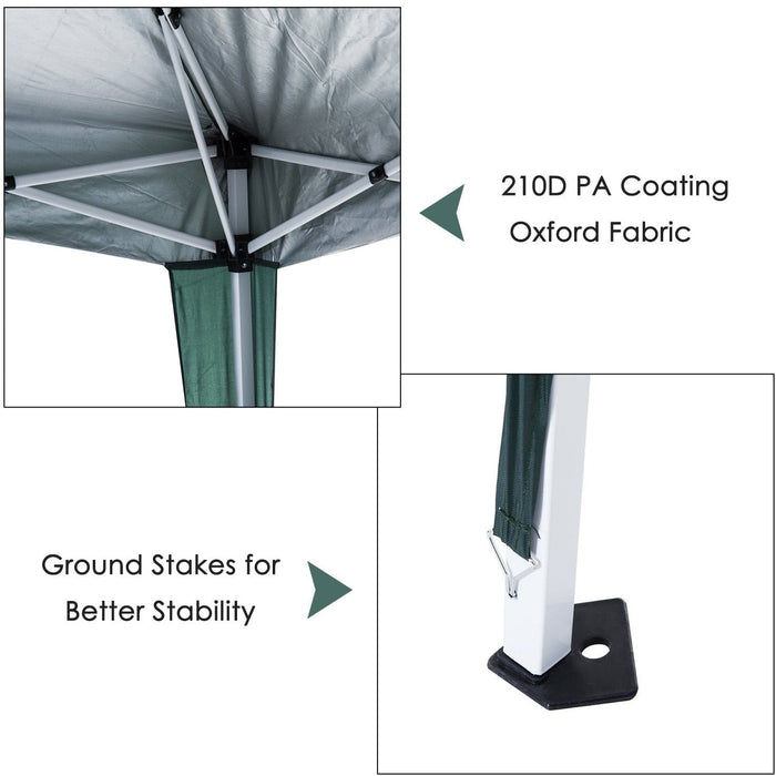 3x3 Pop Up Gazebo, Beach Shelter, Waterproof, UV Protection