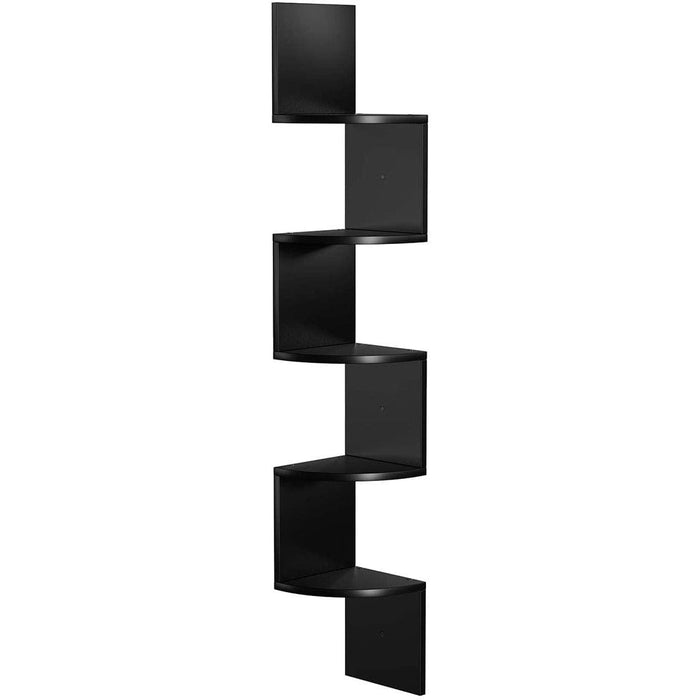 Vasagle 5 Tier Floating Shelf, Black