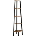 Industrial Corner Bookcase by Vasagle - perfect for smaller spaces