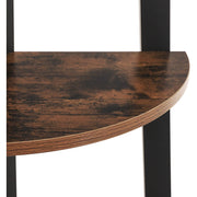 Industrial Corner Bookcase by Vasagle - perfect for smaller spaces