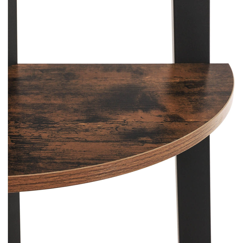 Industrial Corner Bookcase by Vasagle - perfect for smaller spaces