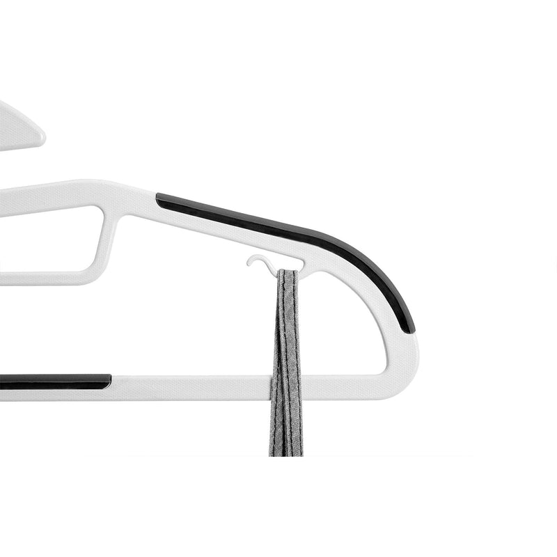 Songmics Non-Slip Hangers, White & Grey (50 Pack) Songmics