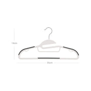 Songmics Non-Slip Hangers, White & Grey (50 Pack) Songmics
