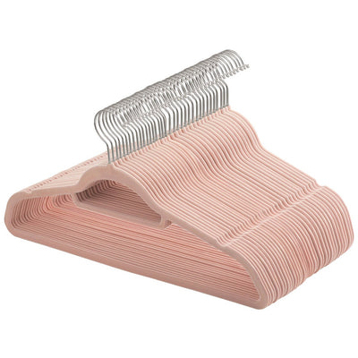 50-Pack Pink Velvet Hangers Songmics