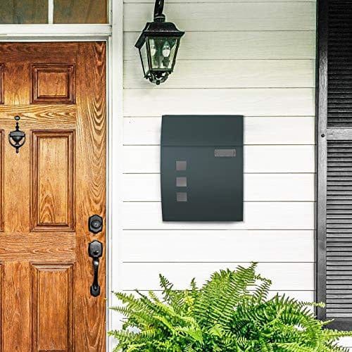 Wall Mounted Lockable Letter Box with View Window