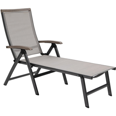 Adjustable Sun Lounger Outsunny