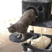 Feandrea Tall Cat Tree Tower, Smoky Grey