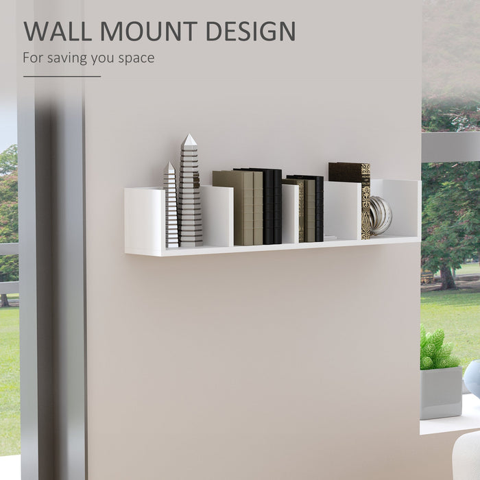 Cube Wall Shelves, 95L x 17W x 18H cm