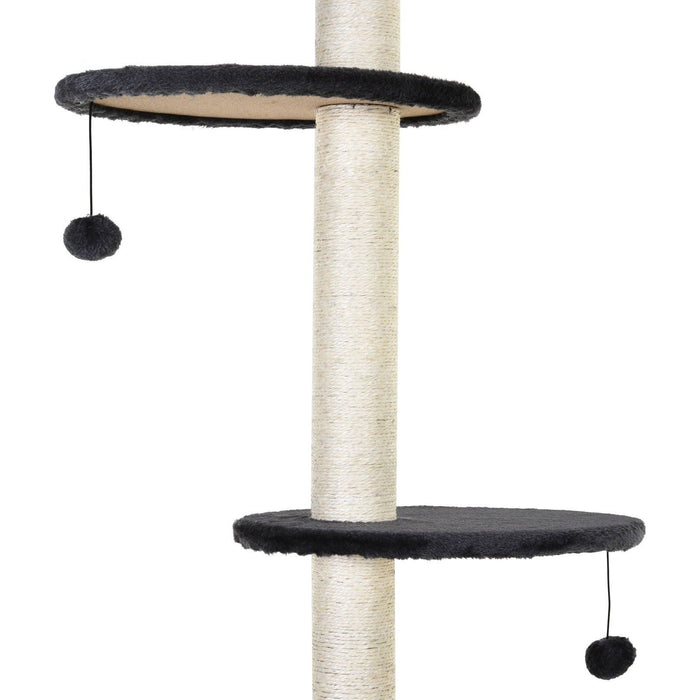 Adjustable Cat Tree, Carpet Platforms, Condo, Sisal Areas