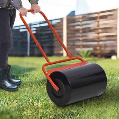 Push/Tow Lawn Roller, 38L Sand or Water Outsunny