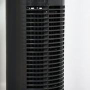 30" Tower Fan with Remote, Oscillation, 10h Timer, LED Light Homcom