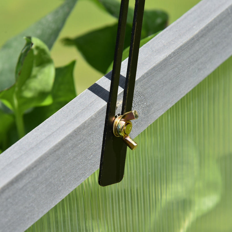 Wooden Polycarbonate Cold Frame Greenhouse, 100x65x40cm