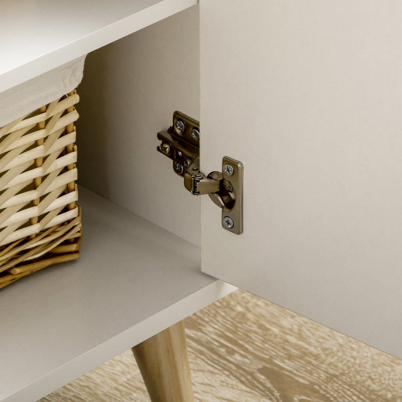 White Free Standing Sideboard With Drawer