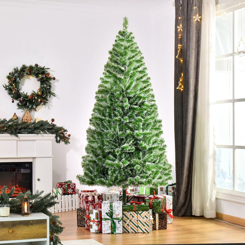 7ft Artificial Christmas Tree 2.1M With Metal Stand
