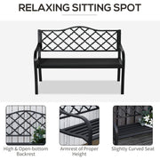 Antique Cast Iron Bench Outsunny