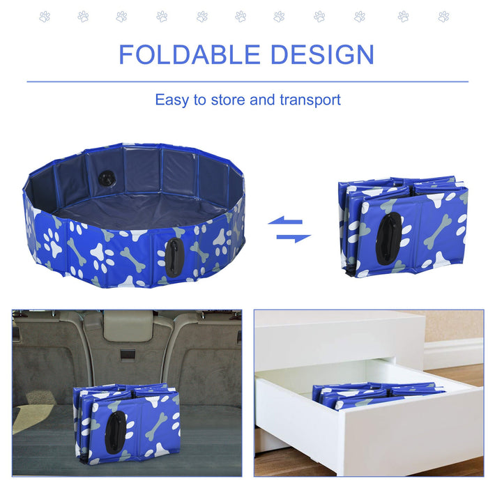 Foldable Dog Pool: Extra Small (Φ80x20H cm)