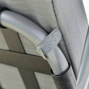 Outsunny 3 Seater Convertible Swing Chair Bed, Grey Outsunny