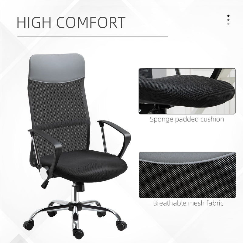 Adjustable Black Mesh Ergonomic Office Chair