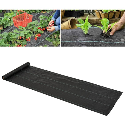 Landscaping Fabric, Heavy-Duty Weed Barrier, 1x50m Outsunny
