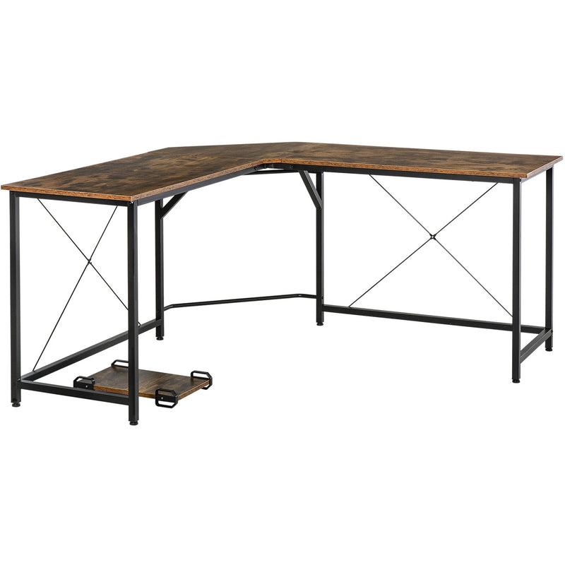 L Shaped Corner Gaming Desk, 150x150x75 cm