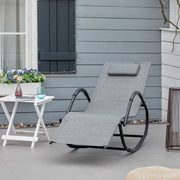 Rocking Sun Chair Outsunny