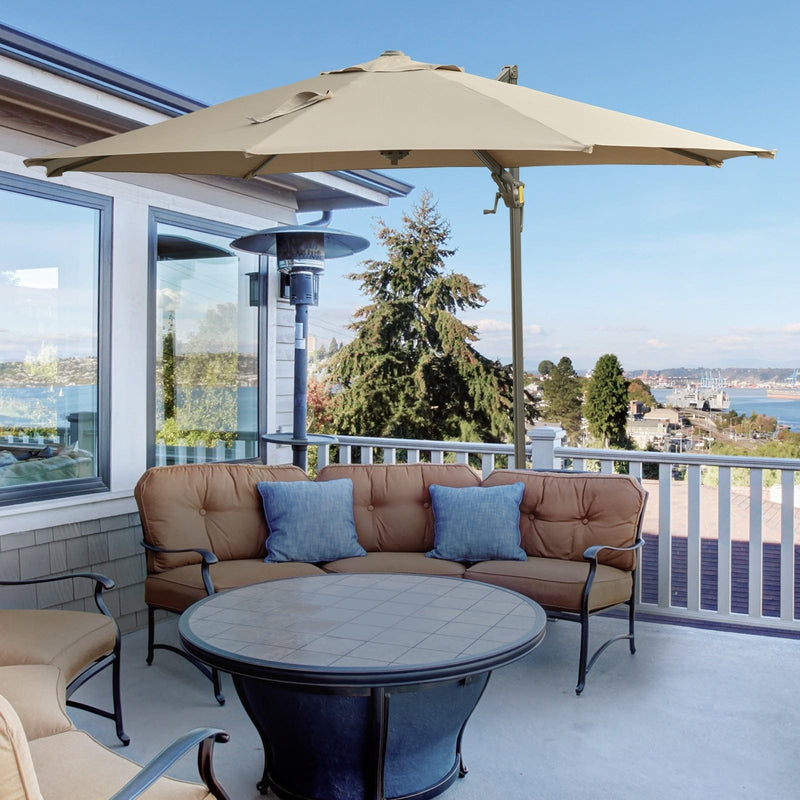 3M Cantilever Garden Parasols with 360° Rotation