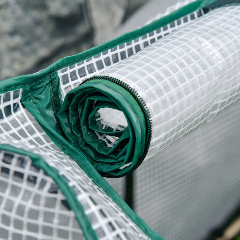 Raised Wooden Garden Box With Cover