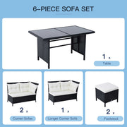 Outdoor Dining Set For 8 Outsunny