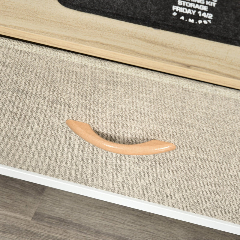 Maple Wood TV Unit With 2 Linen Drawers