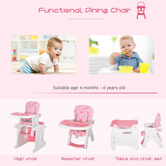 HDPE 3-in-1 Baby Booster High Chair