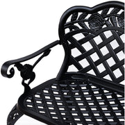 Cast Aluminium Garden Bench Outsunny