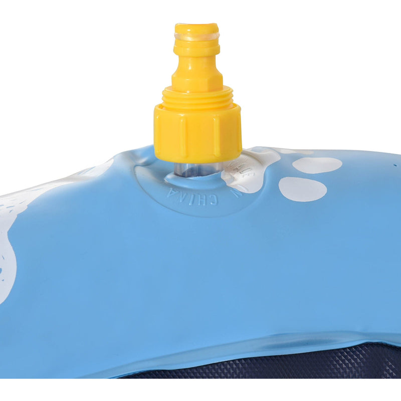 170cm Dog Sprinkler Splash Pad, Non-slip, Blue