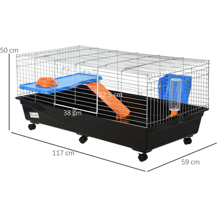 Cage For Small Animal, Blue/Orange