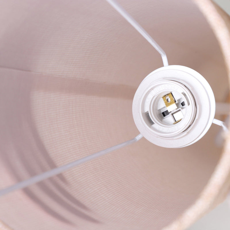 Modern Floor Lamp, 47-Inch, Fabric Linen Shade