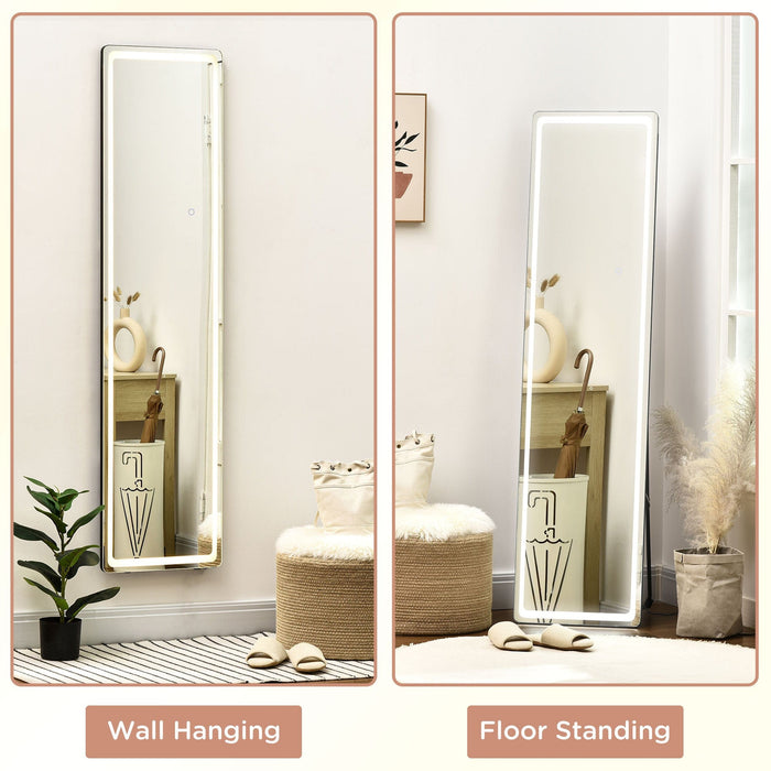 Full-Length LED Mirror with Remote Control