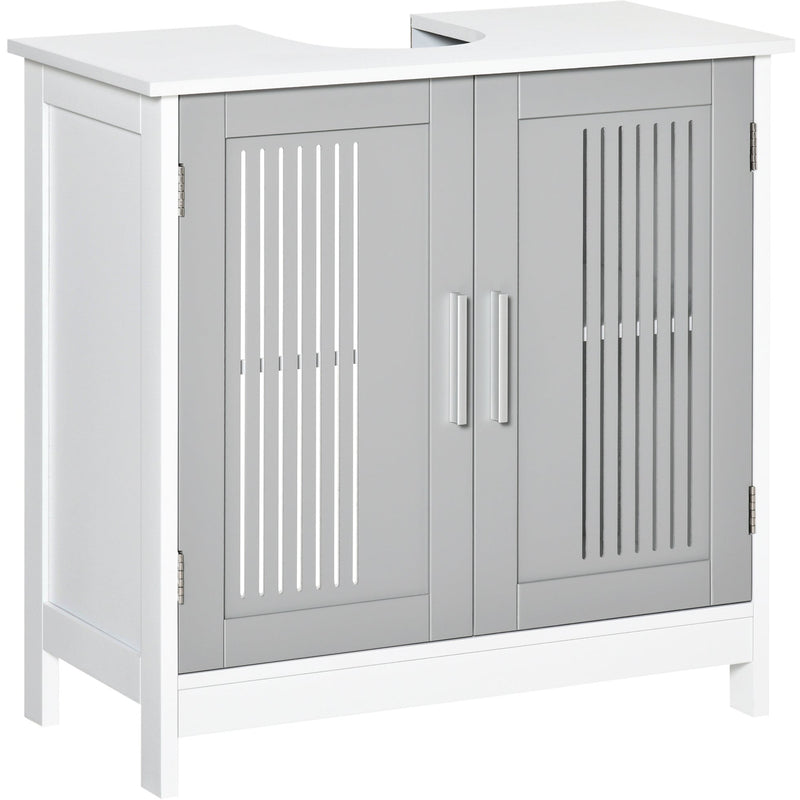 Pedestal Sink Cabinet, Bathroom Storage Unit, 60Lx30Wx60Hcm