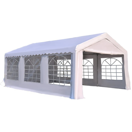 Large White Wedding Marquee With Six Windows