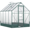 6x8ft Polycarbonate Walk In Greenhouse 