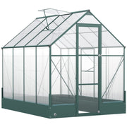 6x8ft Polycarbonate Walk In Greenhouse 