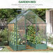 6x8ft Polycarbonate Walk In Greenhouse 