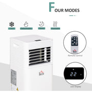 7000 BTU 4-in-1 Portable AC with Timer Homcom