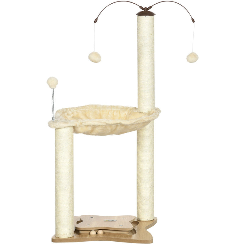 Cat Tree Tower With Sisal Rope Scratching Post