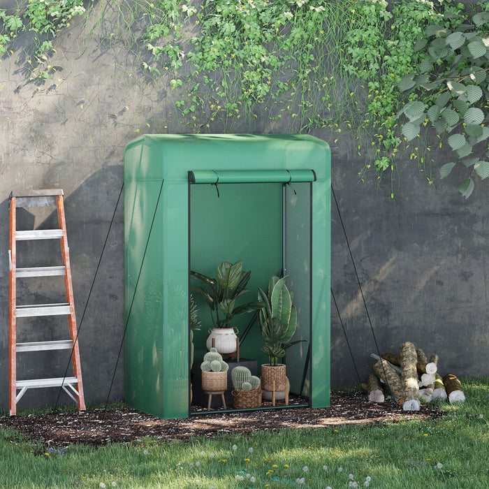 Outdoor Garden Greenhouse, Roller Door, 100 x 50 x 150 cm